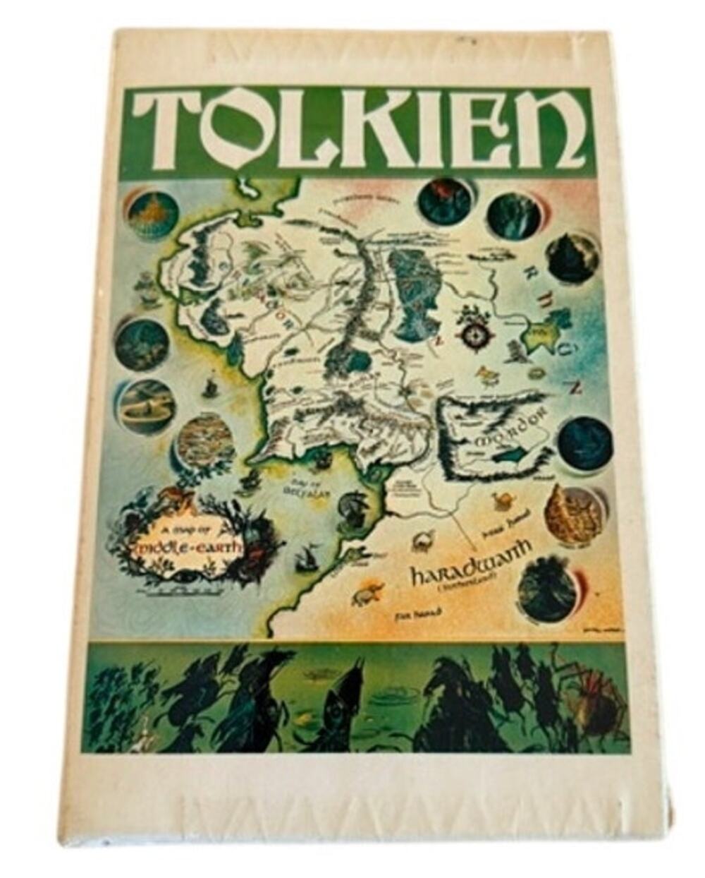 Vintage 1975 J.R.R. Tolkien The Lord of the Rings Trilogy 3 Book Box Set